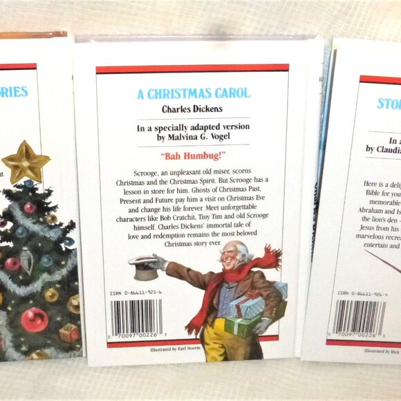 1990 Great Illustrated Classic Children's CHRISTMAS Library BOOK SET Stories - Picture 9 of 9